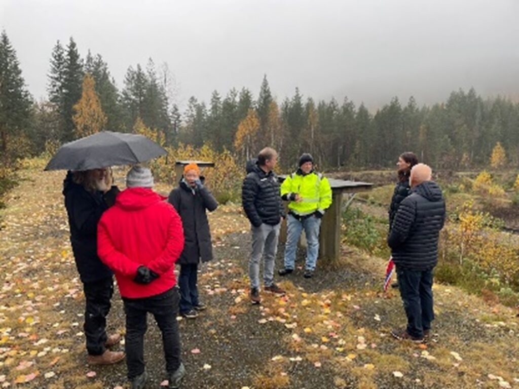 NRK og DFS på befaring på LS arena